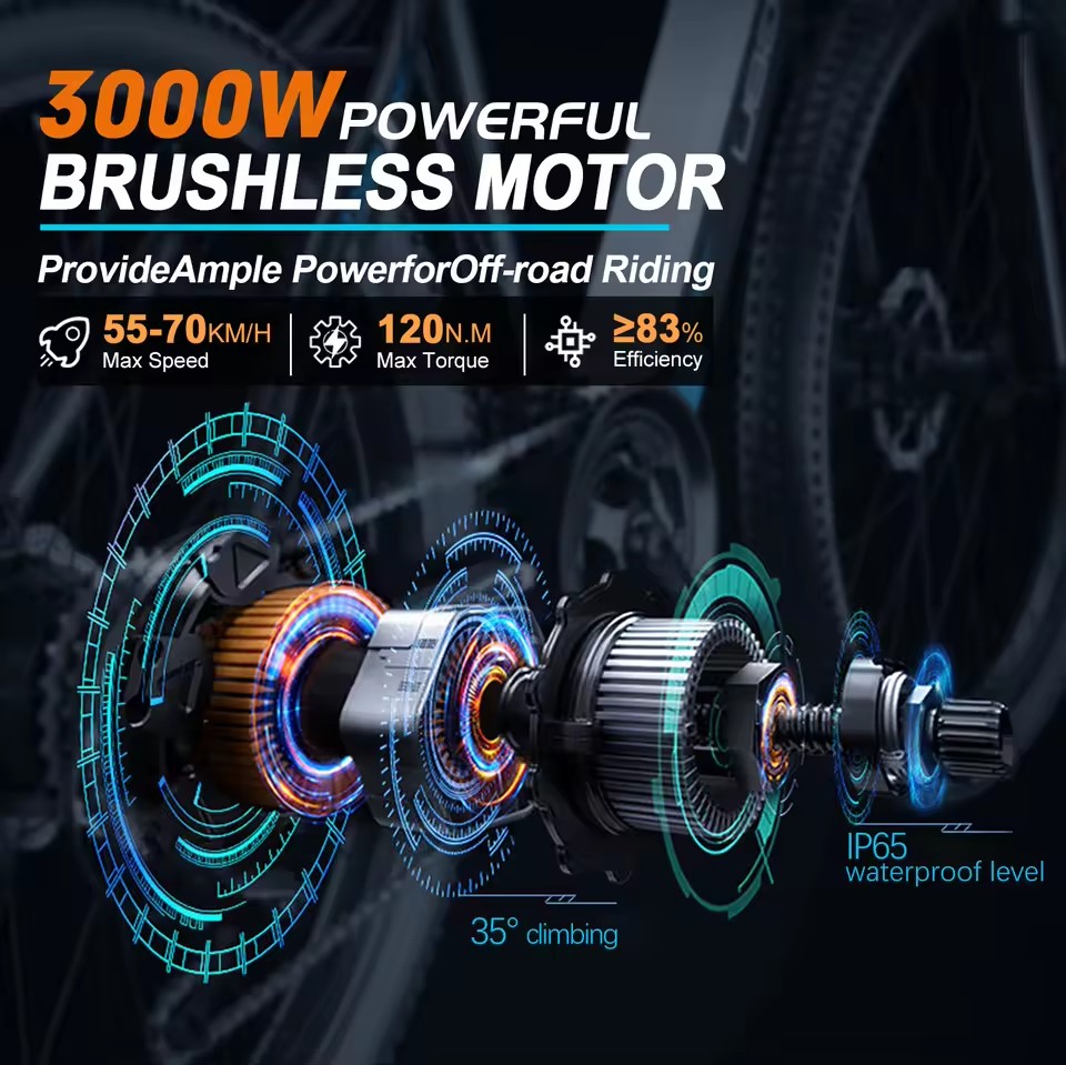 48V 2000W Ebike Conversion Ppa - 72V 5000W Hub Motor Kit recension och pris